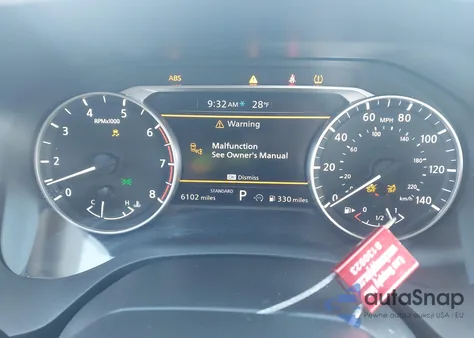 2025 Nissan Rogue Sv Fwd z USA, uszkodzony, nr VIN 5N1BT3BA6SC868640